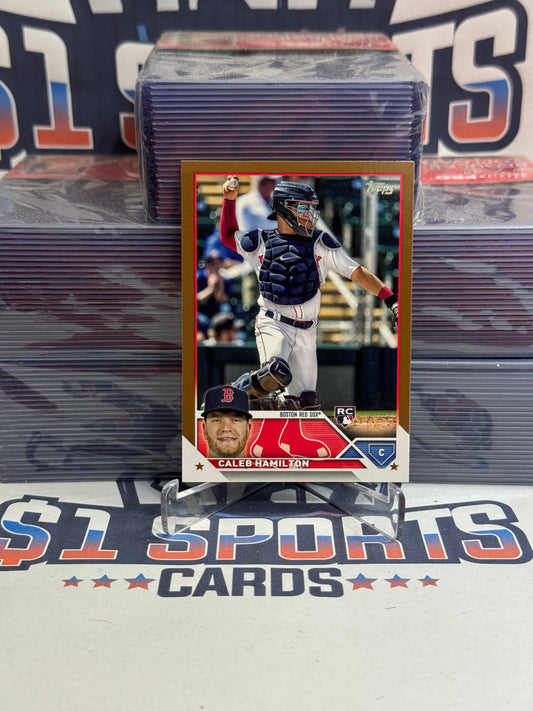 2023 Topps Update (Gold 963/2023) Caleb Hamilton Rookie #US160