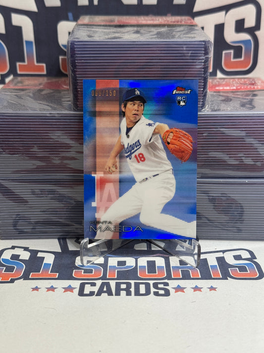 2016 Topps Finest (Blue Refractor, 65/150) Kenta Maeda Rookie #25