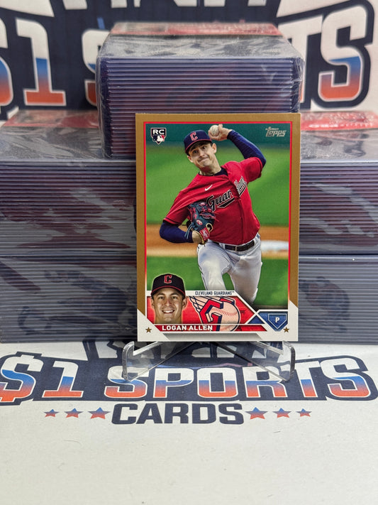 2023 Topps Update (Gold 323/2023) Logan Allen Rookie #US233
