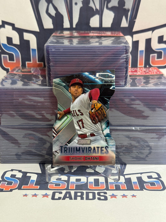2023 Topps Stadium Club Chrome (Triumvirates Die-Cut Refractor) Shohei Ohtani #T-25