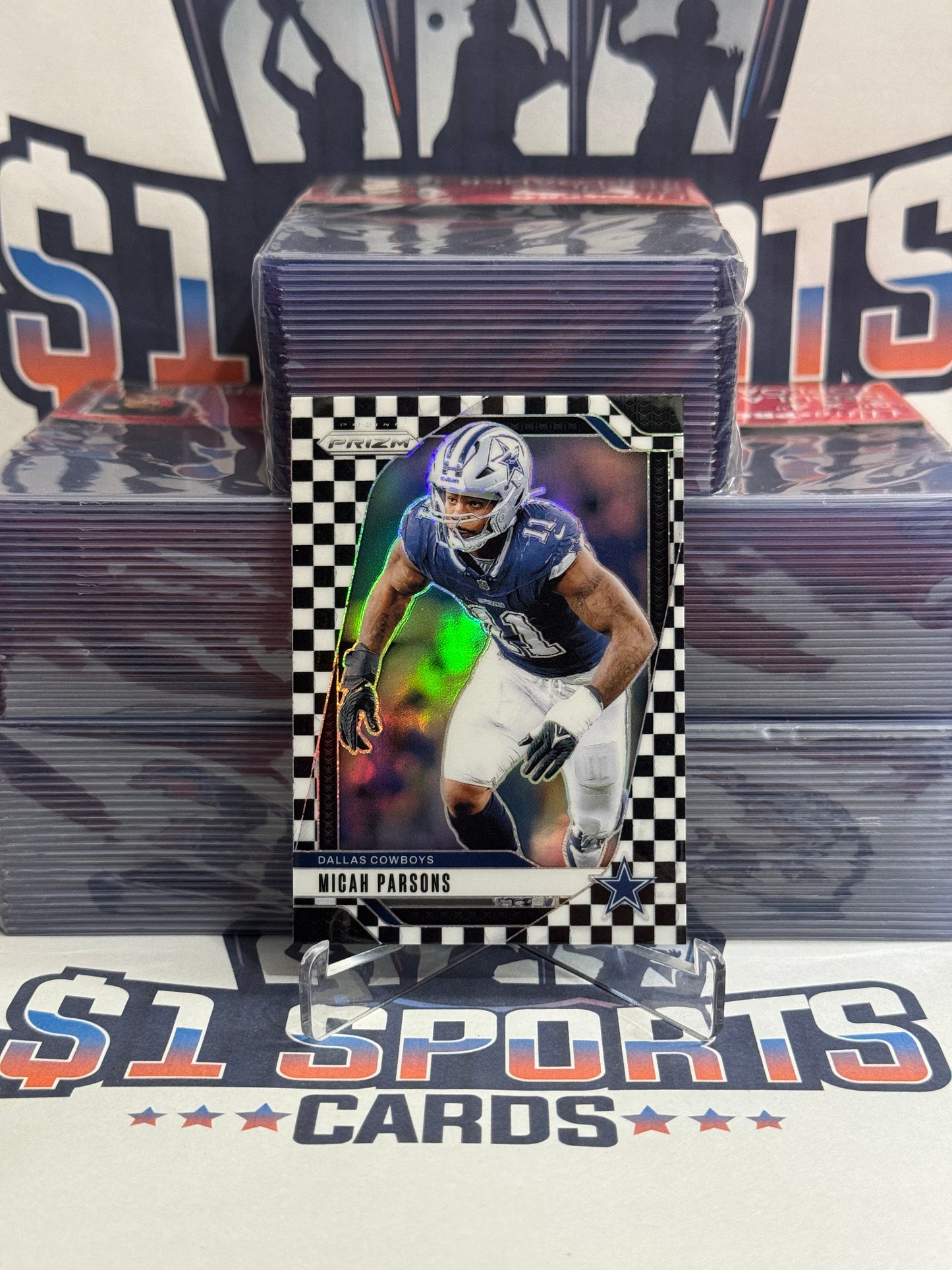2024 Panini Prizm (Checkerboard SP Prizm) Micah Parsons #77