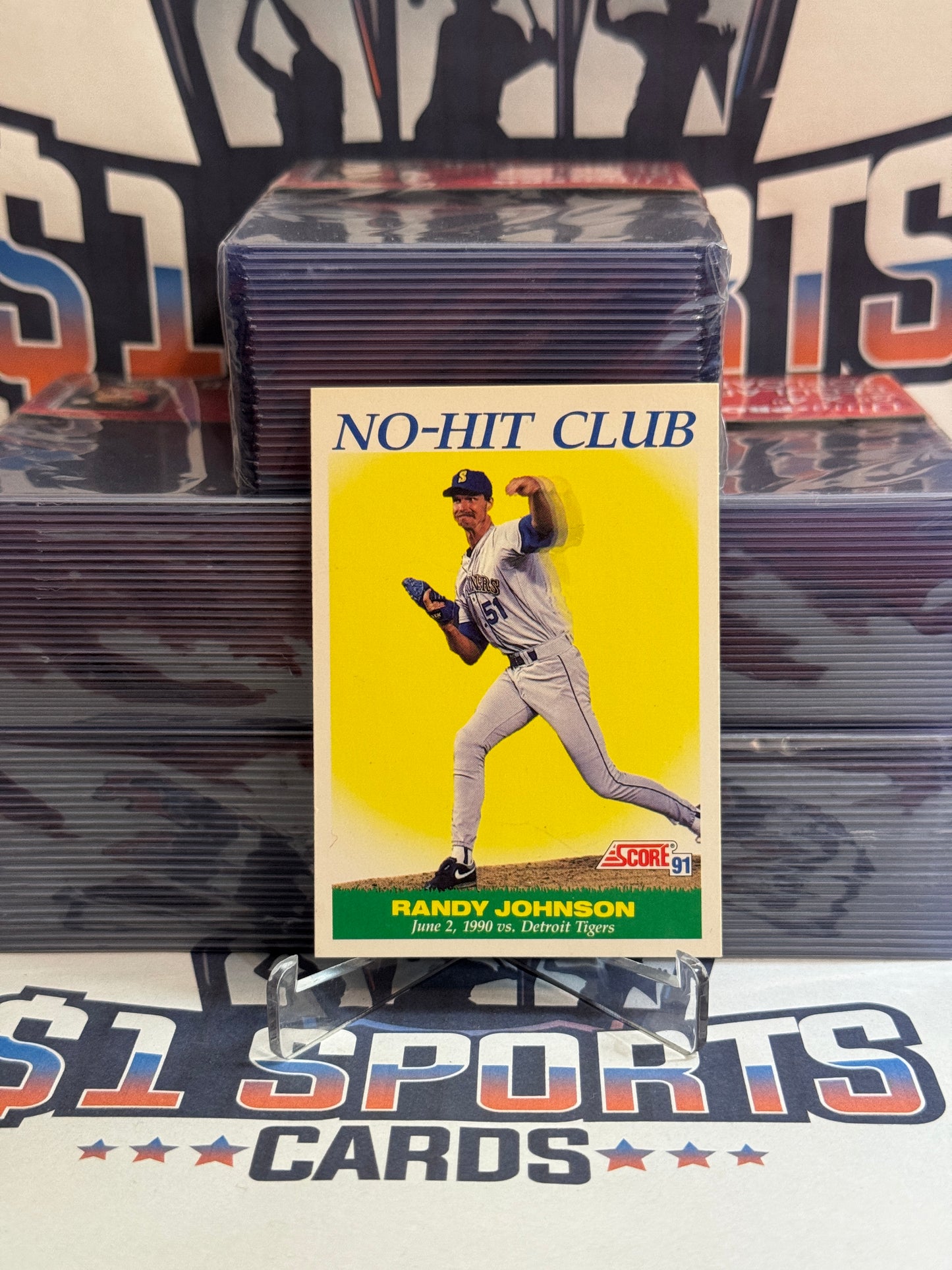 1991 Score (No-Hit Club) Randy Johnson #700
