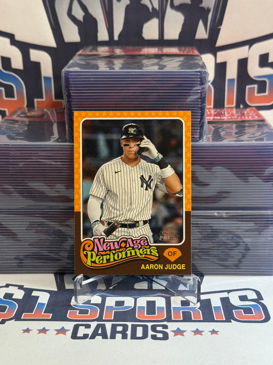 2024 Topps Heritage (New Age Performers) Aaron Judge #NAP-15
