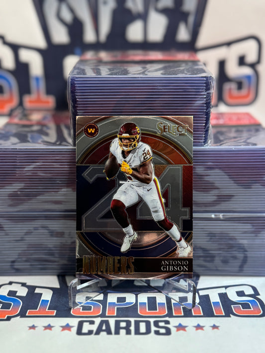 2021 Panini Select (Numbers) Antonio Gibson #SN-18