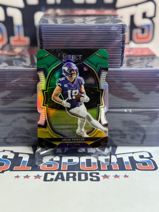2022 Panini Select (Green Yellow Die Cut Prizm) Adam Thielen #51