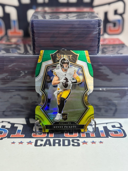 2022 Panini Select (Green Yellow Die Cut Prizm) Kenny Pickett Rookie #182
