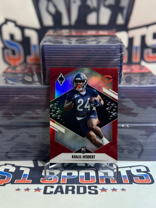 2021 Panini Phoenix (Red Prizm 126/250) Khalil Herbert Rookie #189
