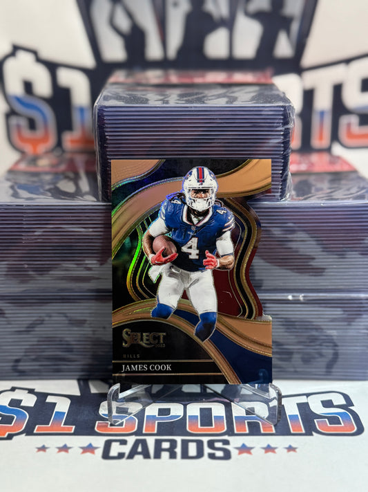 2023 Panini Select (Bronze Die Cut Prizm 265/299) James Cook #262