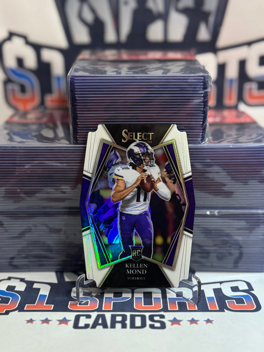 2021 Panini Select (White Die Cut Prizm 20/99) Kellen Mond Rookie #164