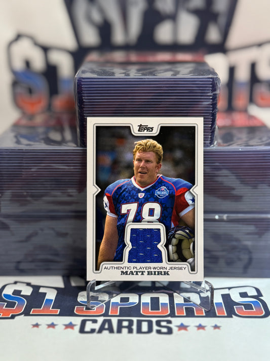 2008 Topps (Authentic Player-Worn Jersey Relic) Matt Birk #R-MB