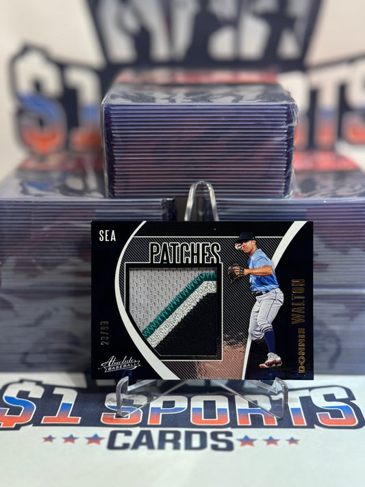 2021 Panini Absolute (Patches Relic - 4-Color) Donnie Walton #PAT-DW