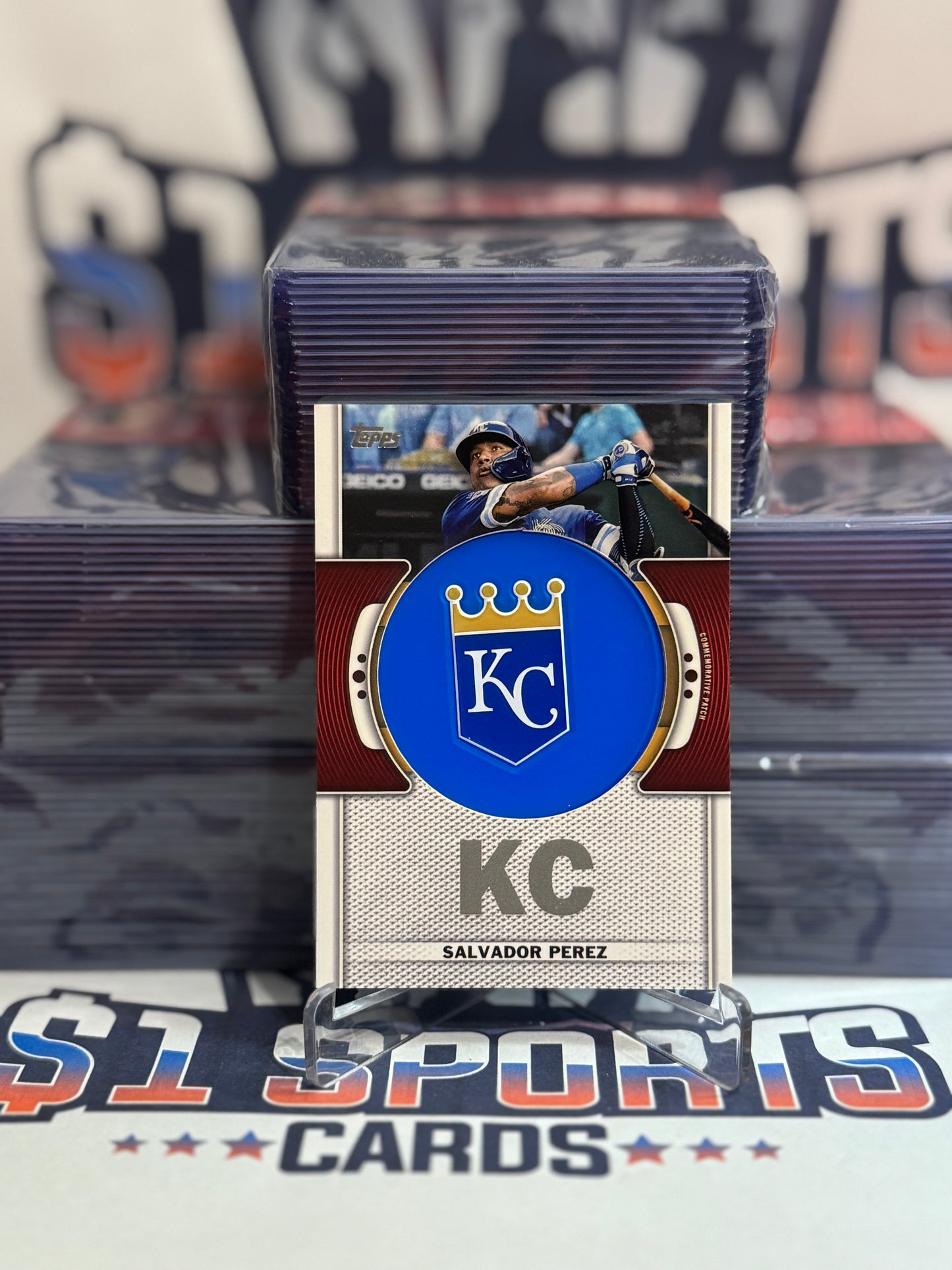 2023 Topps (Team Logo Patch Relic) Salvador Perez #TLP-SP