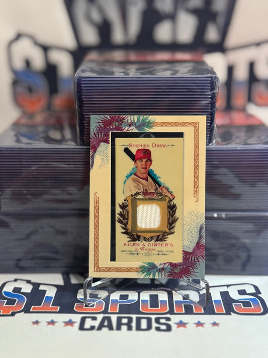 2007 Topps Allen & Ginter (Framed Game-Used Bat Relic) Stephen Drew #AGR-SD