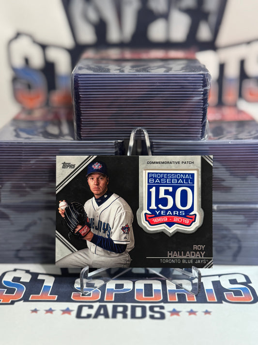 2019 Topps (150 Years Commemorative Patch Relic) Roy Halladay #AMP-RH