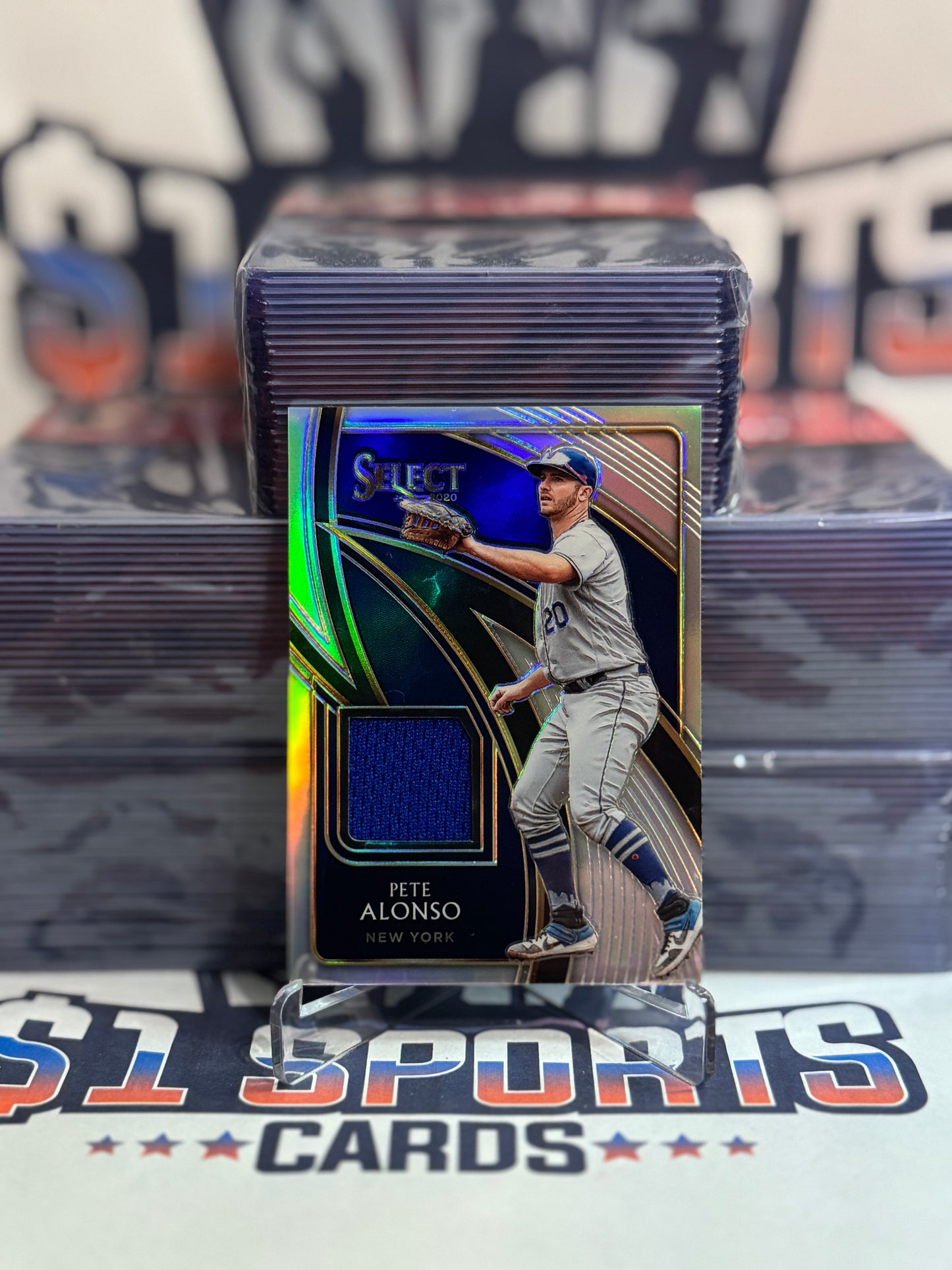 2020 Panini Select (Silver Prizm Relic 245/250) Pete Alonso #SS-PA
