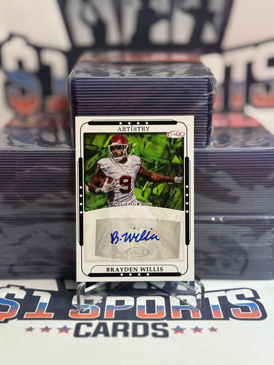 2023 Sage Artistry (Auto) Brayden Willis Rookie #ART-BW