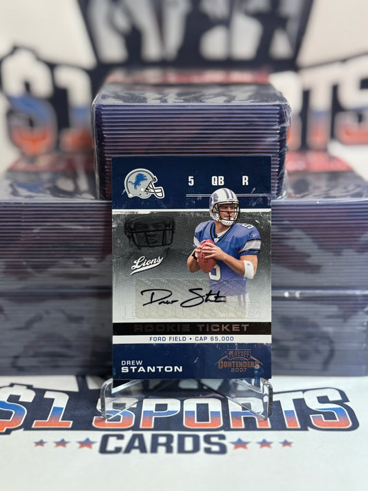2007 Donruss Playoff Contenders (Rookie Ticket Auto) Drew Stanton #142