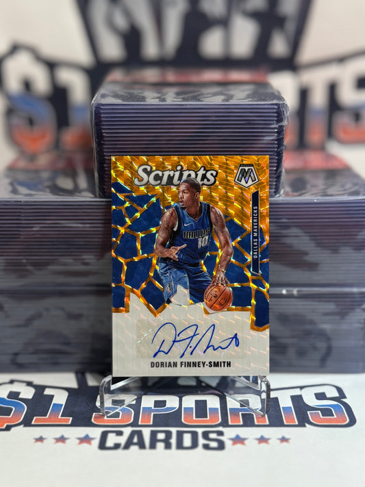 2019 Panini Mosaic (Orange Mosaic Prizm, Scripts Auto) Dorian Finney-Smith #Scott-DFS