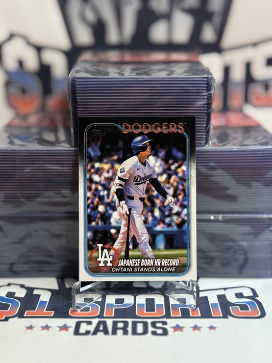 2024 Topps Update (Japanese-Born HR Record) Shohei Ohtani #US123