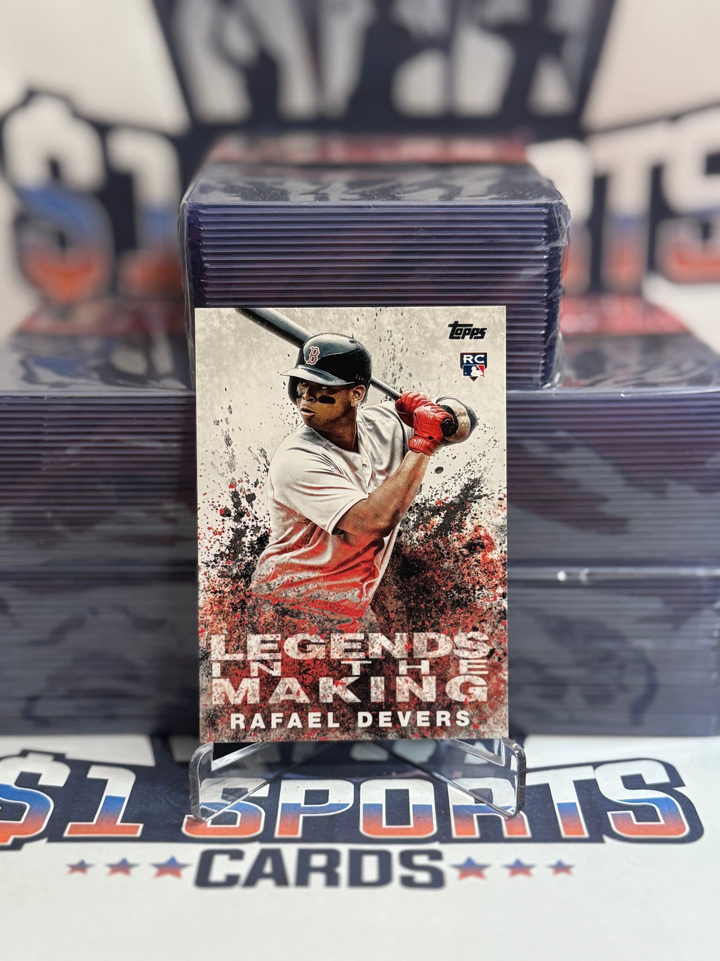 2018 Topps (Legends in the Making) Rafael Devers Rookie #LITM-1