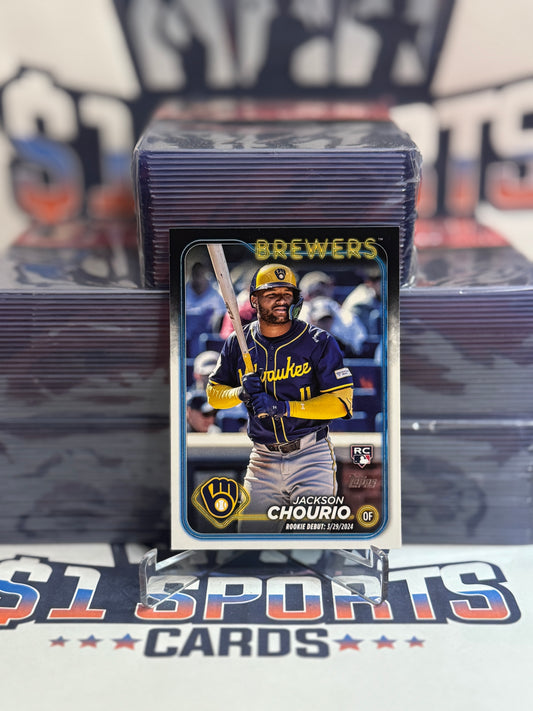 2024 Topps Update (MLB Debut) Jackson Chourio Rookie #US155