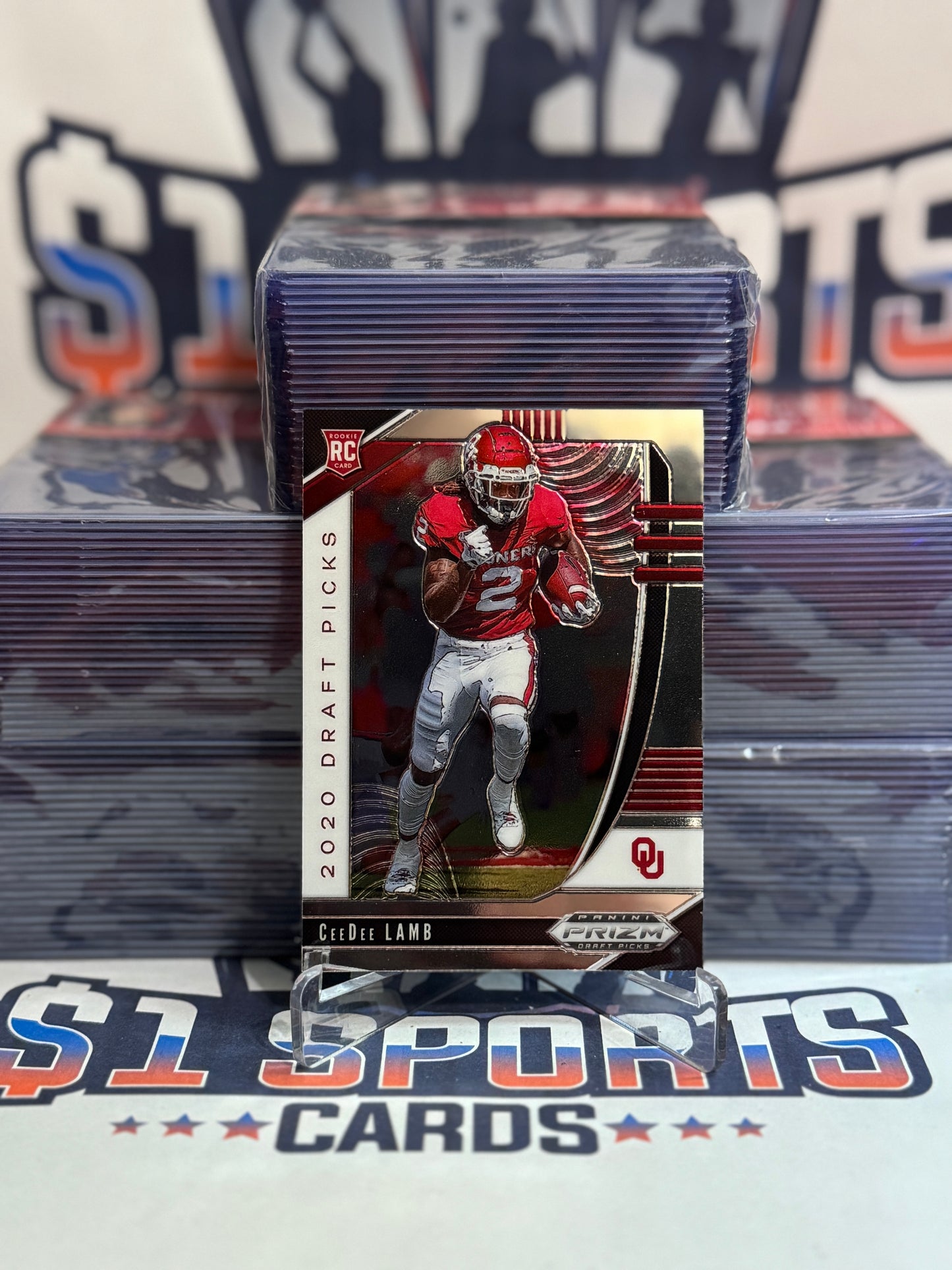 2020 Panini Prizm Draft Picks CeeDee Lamb Rookie #104