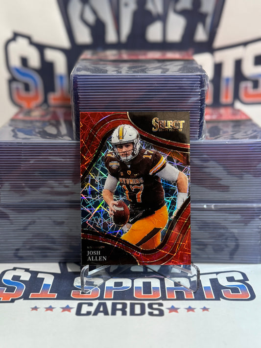 2022 Panini Select Draft Picks (Red Laser Prizm) Josh Allen #169