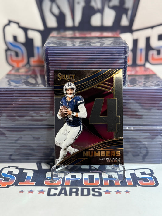 2023 Panini Select (Number) Dak Prescott #NMB-DPR