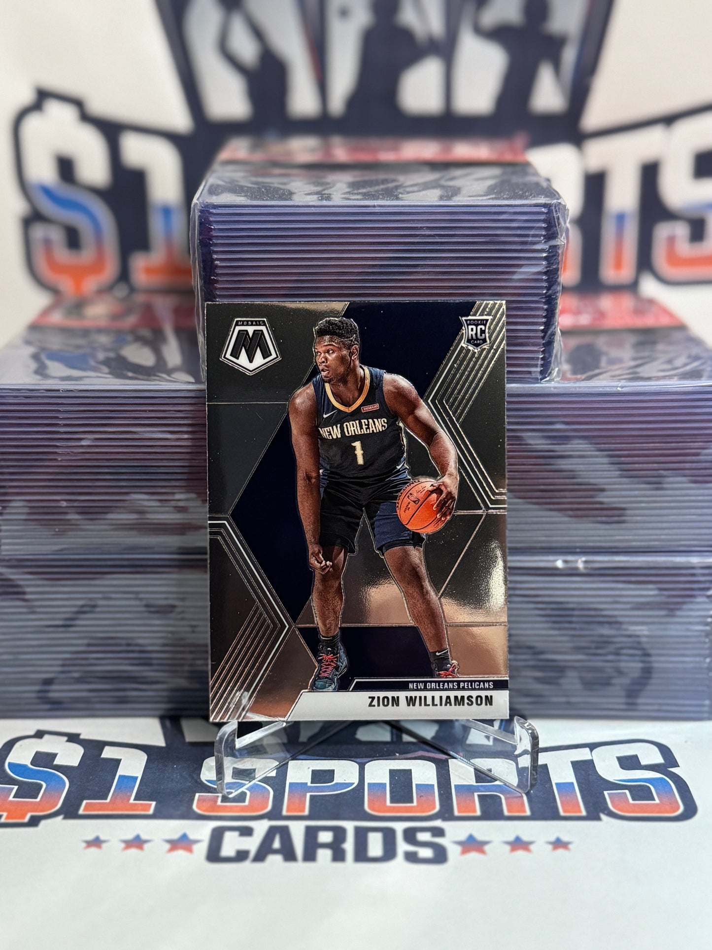 2019 Panini Mosaic Zion Williamson Rookie #209