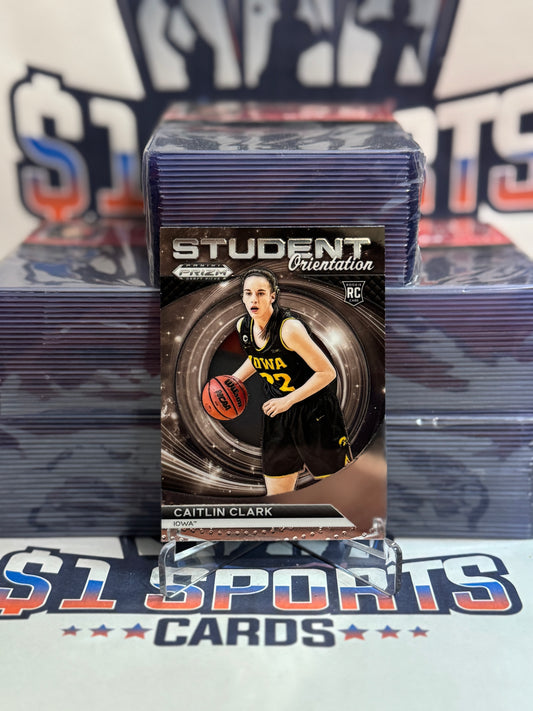 2024 Panini Prizm Draft Picks (Student Orientation) Caitlin Clark Rookie #22