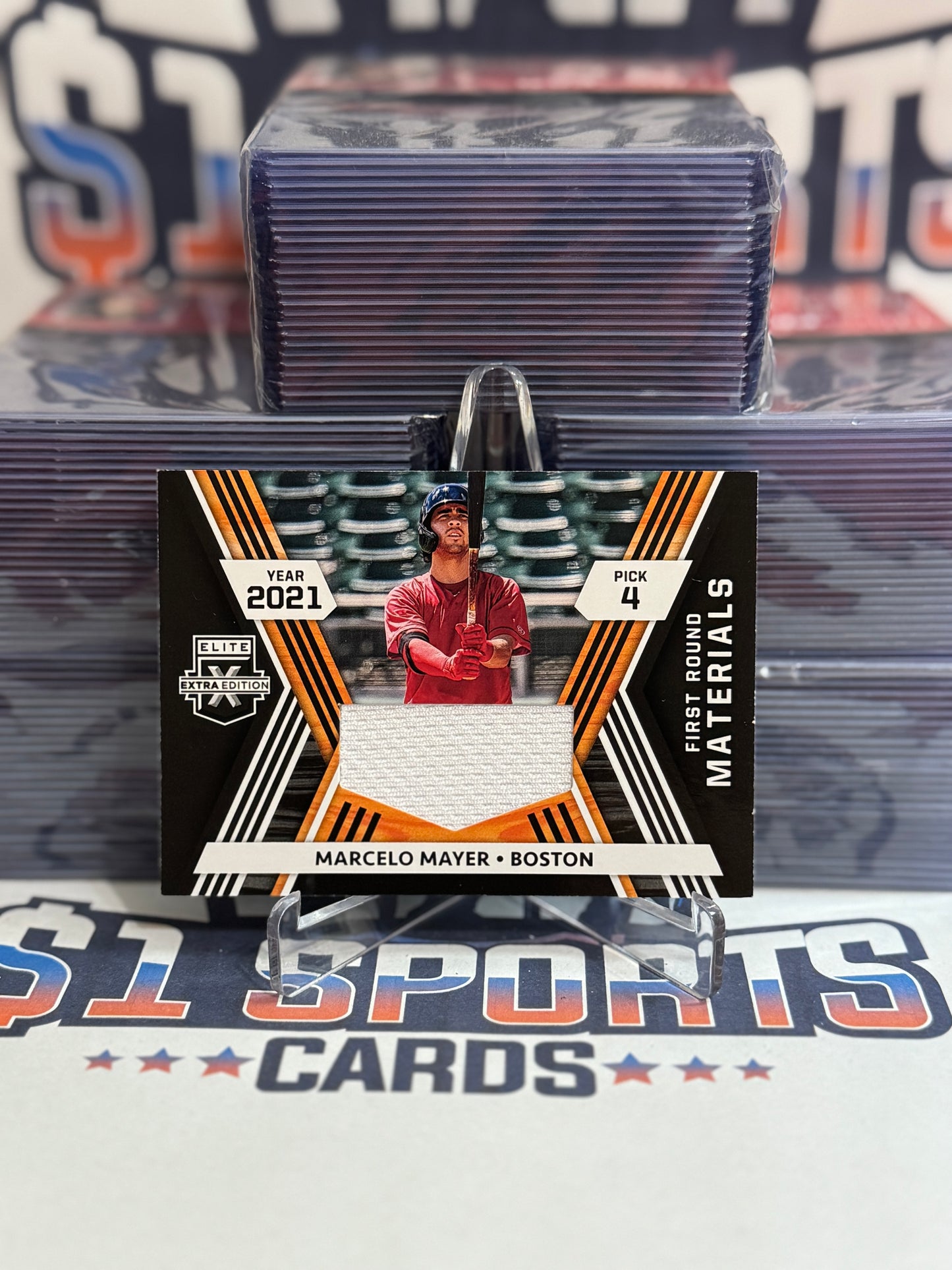 2021 Panini Elite Extra Edition (First Round Materials Relic) Marcelo Mayer #FRM-MM