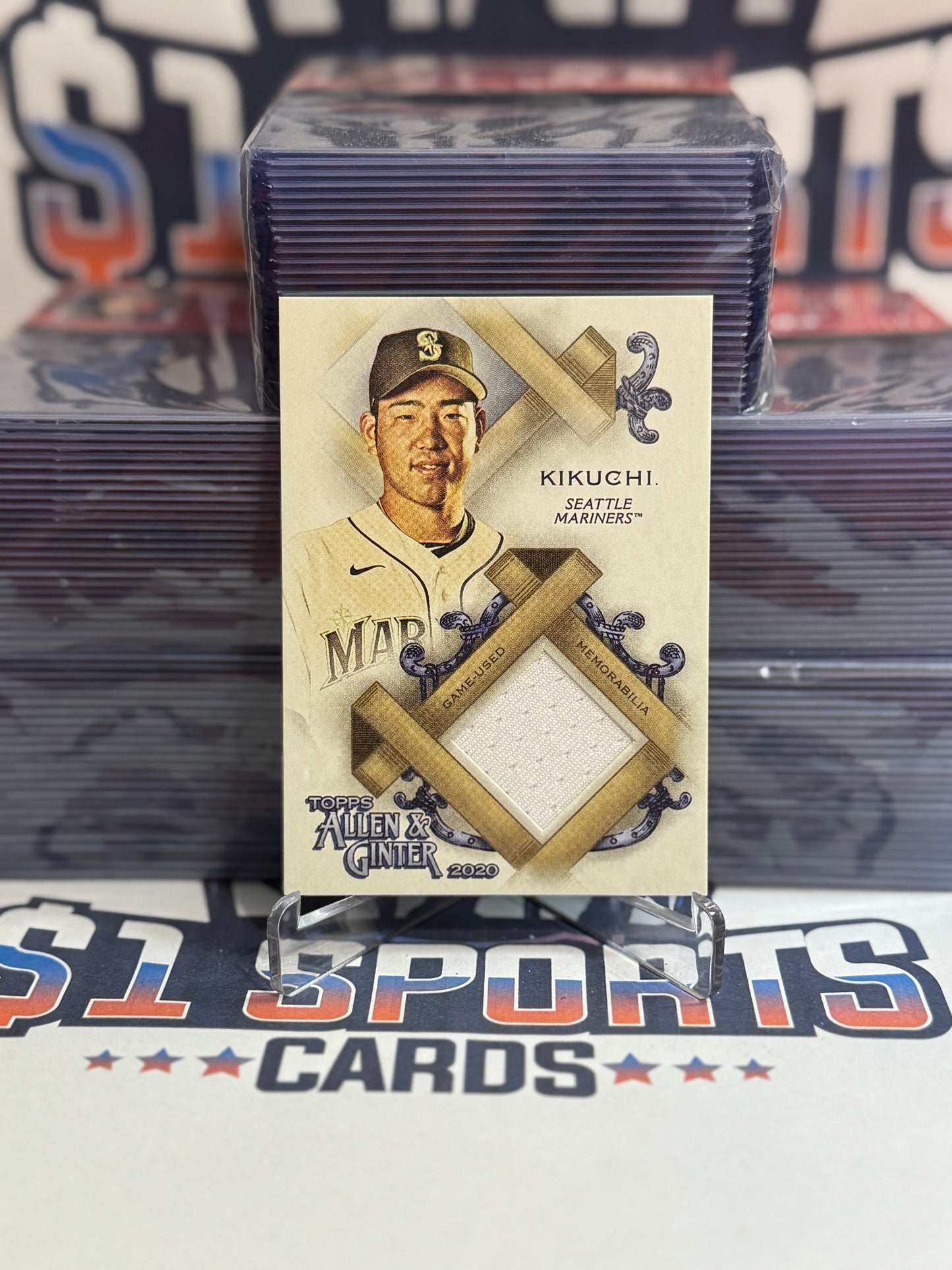 2020 Topps Allen & Ginter (Game-Used Relic) Yusei Kikuchi #FSRA-YK