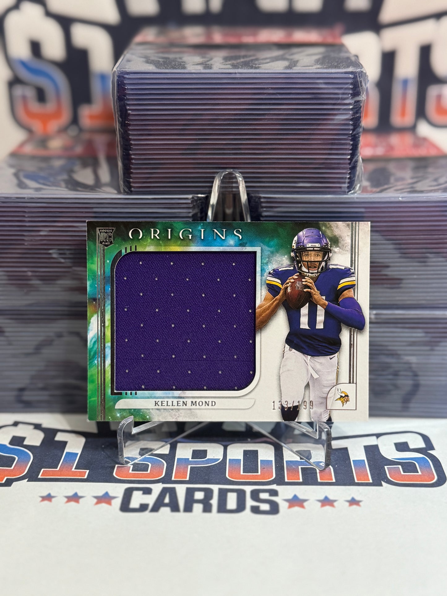 2021 Panini Origins (Jumbo Relic 133/199) Kellen Mond Rookie #RJJ-KM