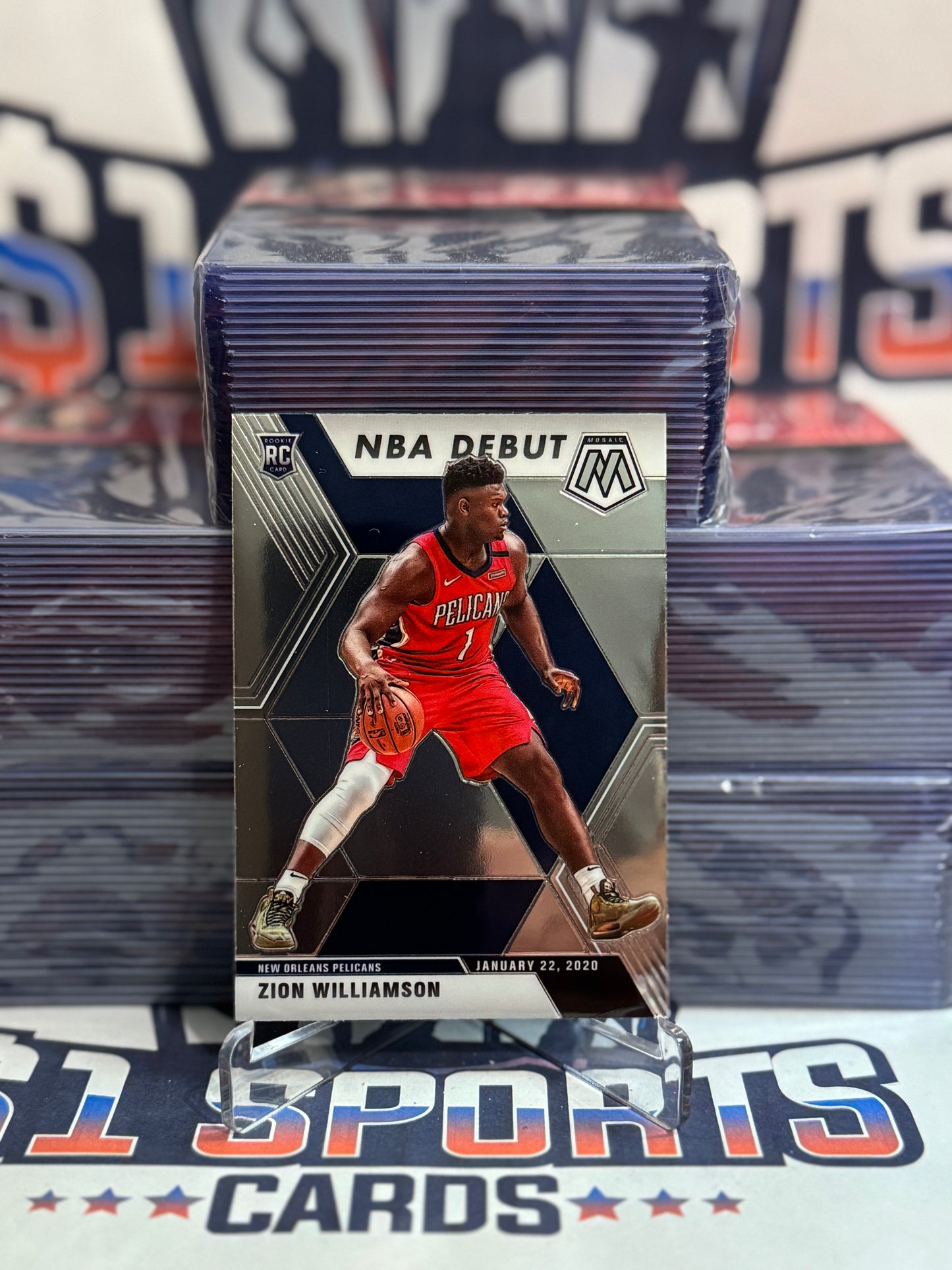 2019 Panini Mosaic (NBA Debut) Zion Williamson Rookie #269