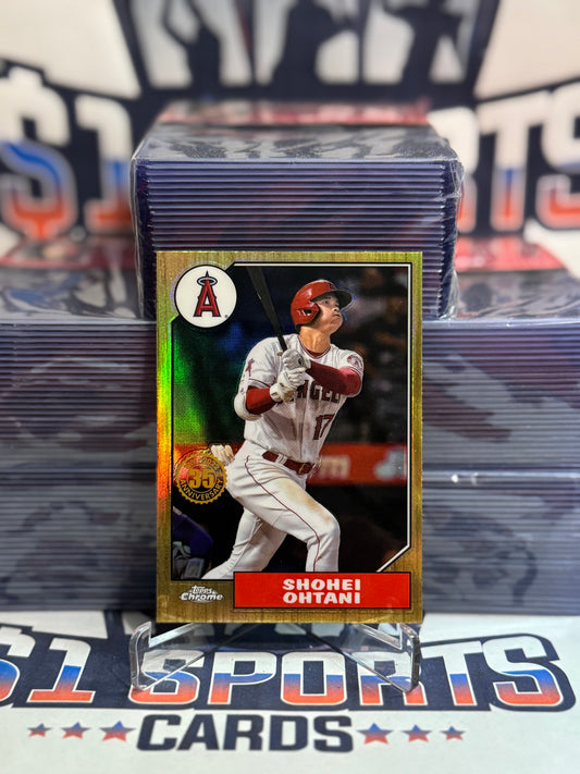2022 Topps Chrome (Refractor, 1987 Redux) Shohei Ohtani #T87BC-2
