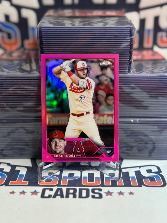 2023 Topps Chrome (Pink Refractor) Mike Trout #27