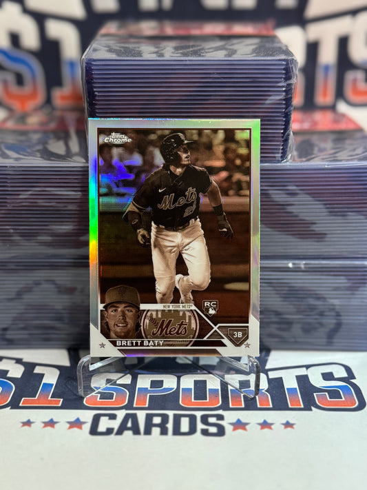 2023 Topps Chrome (Sepia Refractor) Brett Baty Rookie #204