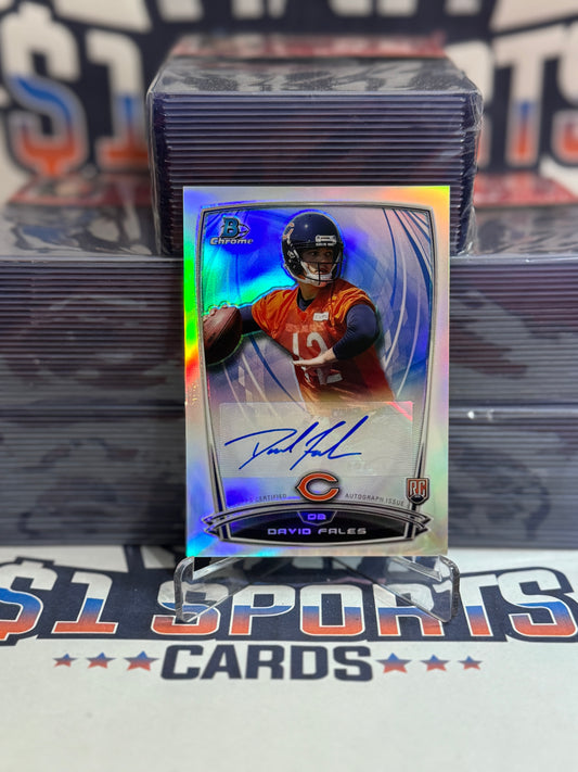 2014 Bowman Chrome Prospects (Rookie Auto) David Fales Rookie #RCRA-DFA