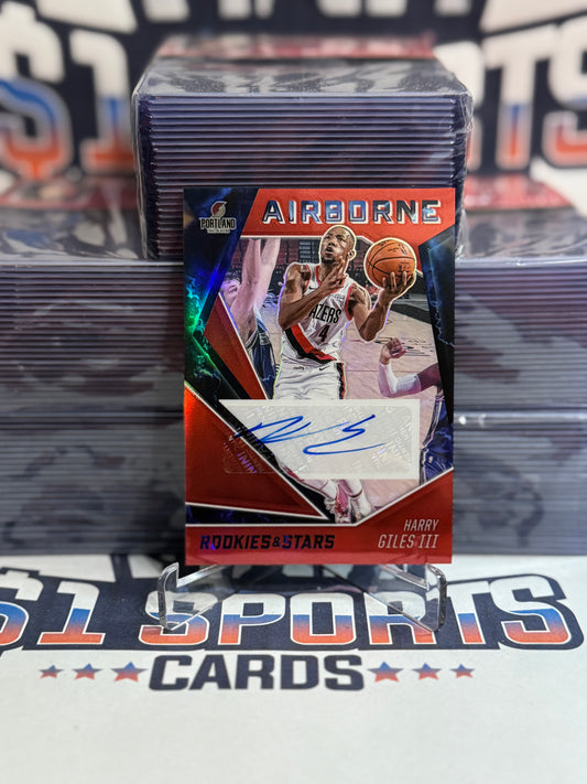 2020 Panini Chronicles (Red Prizm, Rookies & Stars Airborne Auto) Harry Giles III #AIR-HGI