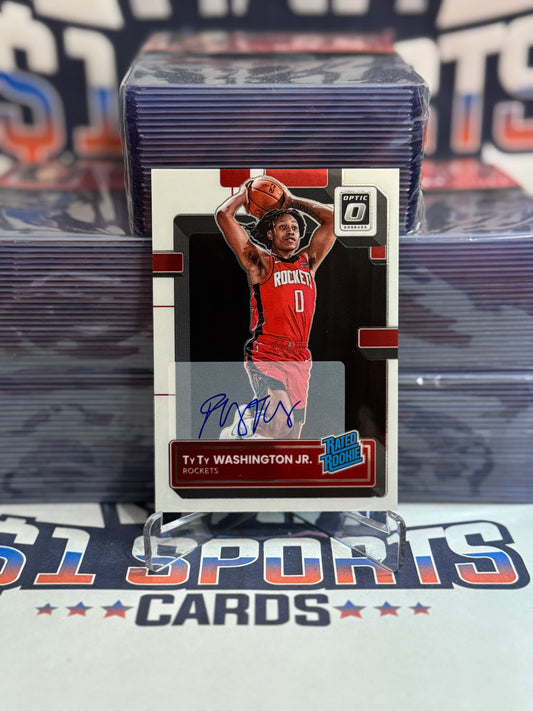 2022 Donruss Optic (Rated Rookie, Auto) TyTy Washington Jr. #231