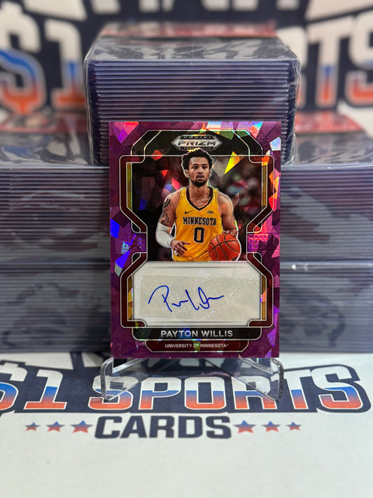 2022 Panini Prizm Draft Picks (Purple Prizm, Auto 5/99) Payton Willis Rookie #DP-PWI