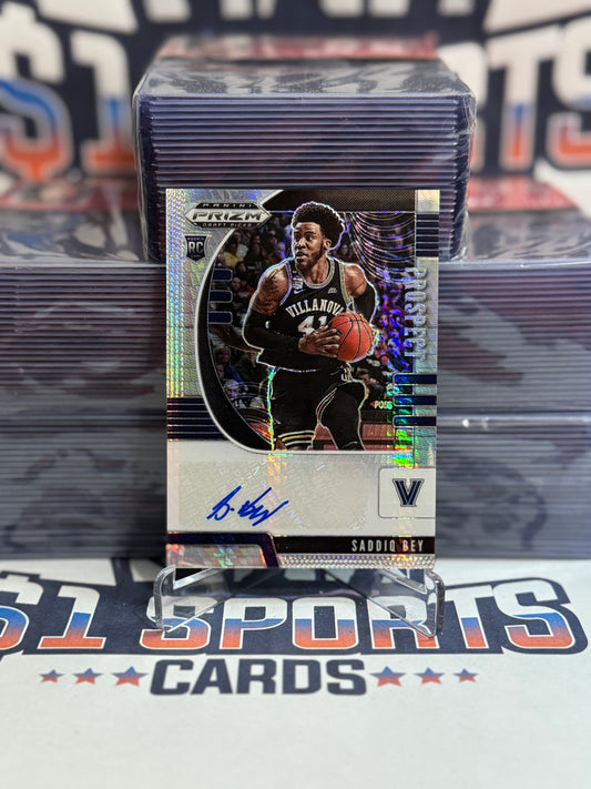 2020 Panini Prizm Draft Picks (Silver Prizm Auto) Saddiq Bey Rookie #PA-SB