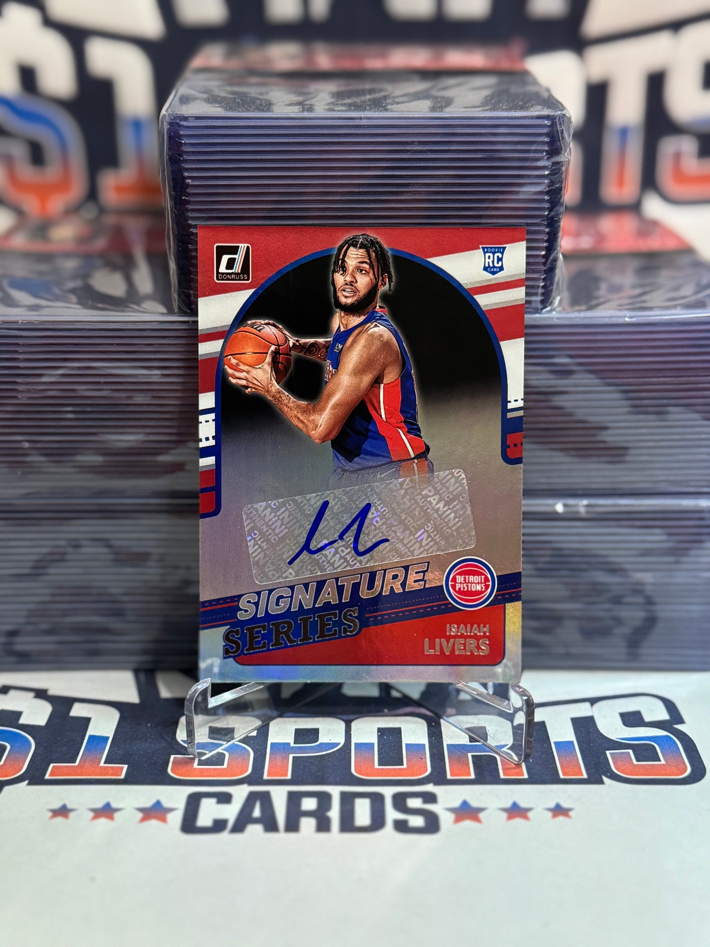 2021 Donruss (Signature Series Auto) Isiah Livers #SS-ILV