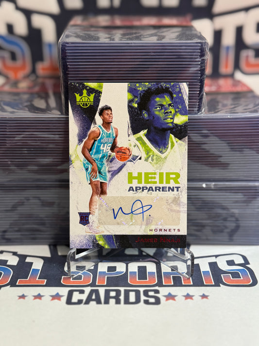 2023 Panini Court Kings (Red, Auto 55/99) James Nnaji Rookie #HA-JNC