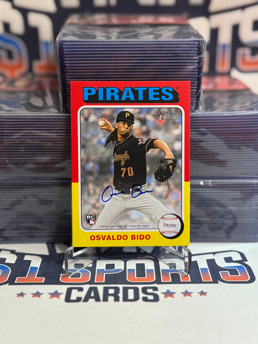 2024 Topps Heritage (Auto) Osvaldo Bido Rookie #ROA-OB