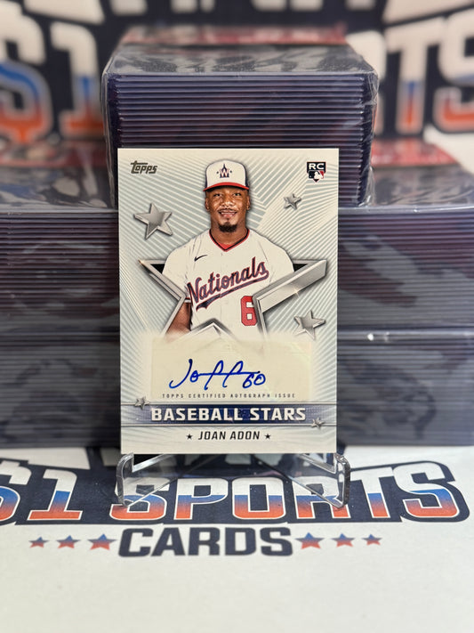 2022 Topps (Baseball Stars Auto) Joan Adon Rookie #BSA-JA