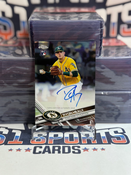 2017 Topps Chrome (Auto) Ryon Healy Rookie #RA-RH