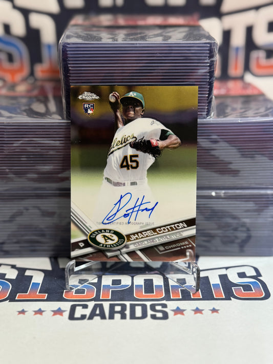2017 Topps Chrome (Auto) Jharel Cotton Rookie #RA-JC