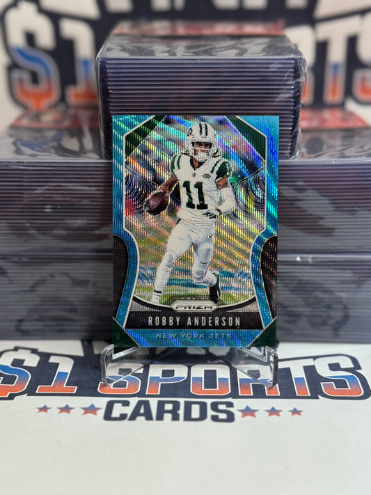2019 Panini Prizm (Light Blue Wave Prizm 45/199) Robby Anderson #26