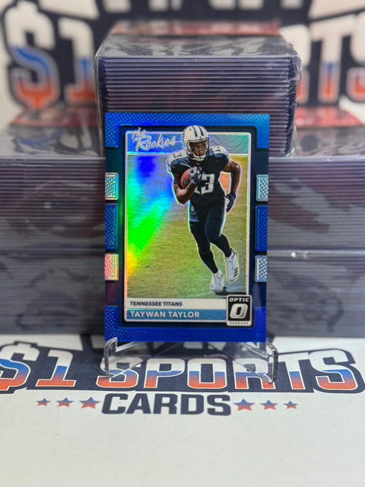 2017 Donruss Optic (Blue Prizm, The Rookies 126/149) Taywan Taylor #19